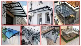 Metal Modern awning ideas / front door , window canopy ideas