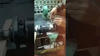 Self starter motor test on bench.self starter load testing