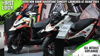 Hero Xoom Adventure Concept With 125cc And 160cc Launched At EICMA 2024 - Explained All Details