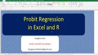 091 Probit Regression analysis in Excel and R
