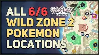 All Wild Zone 2 Pokemon Locations Pokemon Legends Z-A