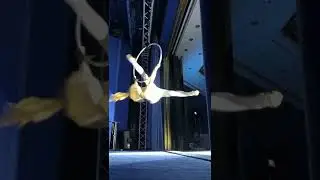 Aerial Hoop Acrobat performance Dubai