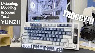 This Budget Keyboard is Amazing!! | YUNZII YZ75 PRO | Unboxing & Modding | ASMR 🎧#yunziikeyboard