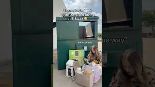 Dumpster diving at Tj Maxx ‼️ wait until you see what I found.. #dumpster #dumpsterdiving #tjmaxx