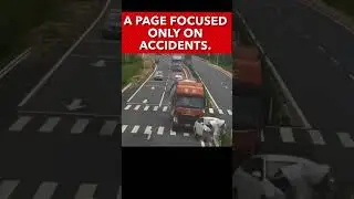 Car Hits Divider and Causes a Chain Collision