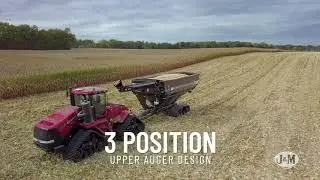 Auger Positions on J&M X-Tended Reach Grain Carts