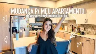 Mudança para meu apartamento universitário na California!!! | último ano de facul