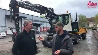 Leica Geosystems ett självklart val för Martin Nielssen Grävare AB!