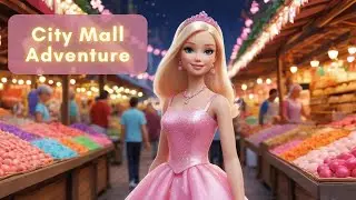 Little Barbie Princess' Magical Adventure at the City Mall #story