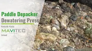 Mavitec Paddle Depacker + Dewatering Press - Kerbside - Ireland