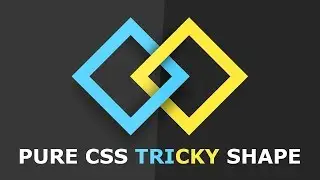 Draft Videos - 2017 | Pure CSS Tricky Shape Tutorial - CSS Logo Design