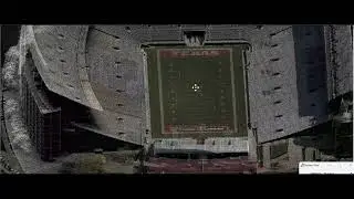 Exploring DRK Stadium: UT Austin Lidar Point Cloud