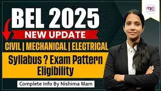 BEL 2025 Recruitment Update | Syllabus, Exam Pattern & Eligibility | Civil, Mechanical, Electrical