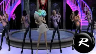 Lady Gaga Dance in the dark  (Sims2) HD