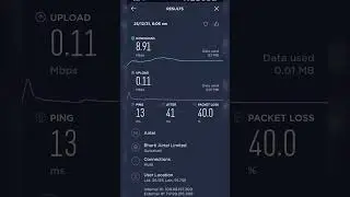 Speed Test - Jio / Airtel