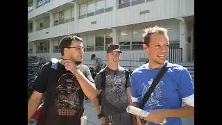 Viking Spiderman Climbs CSU Library - Interviews 9/18/2008