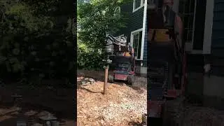 Helical pier install for deck foundation #deckbuilder #foundation #outdoorliving