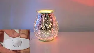 Aroma Electric Wax Melt Burner 3D Lamp Night Light Wax Warmer