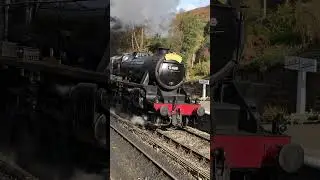 5428 steams into Goathland NYMR