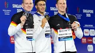 Tunisia's Ahmed Jaouadi triumphs in 800m freestyle at championships