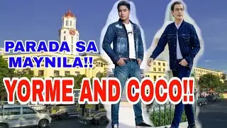 MAYOR ISKO AND COCO MARTIN LIVE PARADE