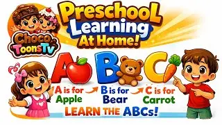 Learn ABC 🌈 Pre School Learning | Nursery Rhymes  | Choco Toons TV | Learn With FUN 🏞️ 🌈 📚 💻 