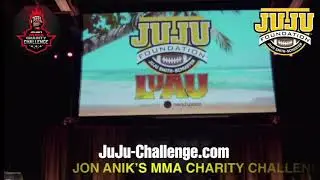 Jon Anik MMA Charity Challenge benefitting Juju Foundation 12.14.19. Launched 12.7.19.