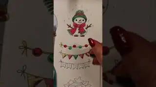 part 6 bunting colour along on my youtube channel  @sophiecolours  - colouring heaven JANUARY Page 2