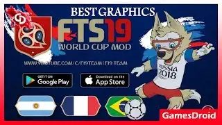 Amazing !!! FTS 2019 Mod FIFA World Cup Russia 2018 Edition Android Offline 350MB Best Graphics