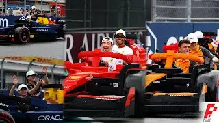 F1 Drivers Parade with LEGO Cars! 😎 | F1 Miami GP Behind the Scenes