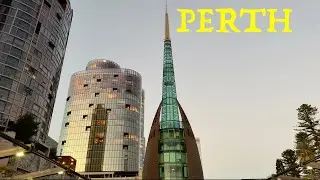 PERTH City Walk in 4K 🇦🇺 | From CBD to Elizabeth Quay| Walk The World 🚶