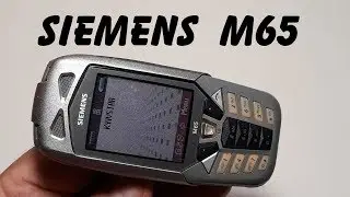 Siemens M65 Обзор и Проверка Ретро телефона из Германии шпермюль
