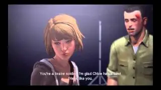 Life Is Strange - Max hides the truth about Chloe from David in the dark room
