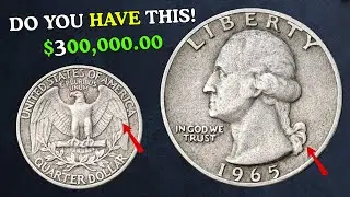 Most Valuable Quarters In Circulation! Super Rare Washington Quarter Dollar Coins in the World!