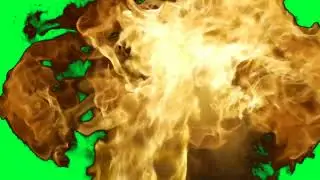 fire ball green screen, basketball, golf, bola tenis,.