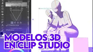 MODELOS 3D en Clip Studio Paint
