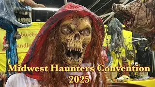 Midwest Haunters Convention 2025 Walkthrough #halloweenlife #midwesthauntersconvention #fypage