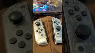 Clear Custom Nintendo Switch Joy-Cons #nintendoswitch #nintendoswitch2 #joycons