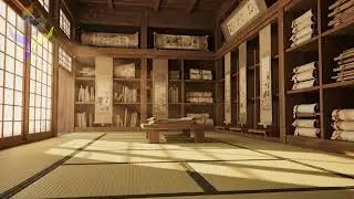 📜 Library of Gentle Wisdom &ndash; Japanese Study Ambience 📜