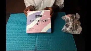 AZURE DIP POWDER NAIL KIT/AMAZON VS WISH