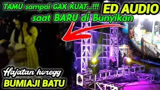 TAMU berlarian saat ED AUDIO pertama kali putar DJ | Cek sound Hajatan di BUMIAJI BATU