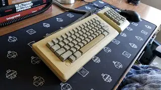 Apple M0110 Keyboard Typing Demo