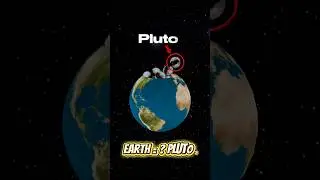 How Many Plutos Can Fit Inside Earth? 🤔 || #earth #pluto #space