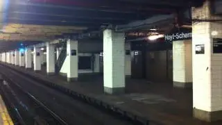 MTA NYCT: BMT 100th Anniversary BMT D types enter Hoyt-Schermerhorn