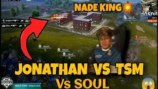 NADE KING💥 _ JONATHAN vs TSM vs SOUL 😱 RUSH GAMEPLAY 🔥 JONATHAN GAMING _ INTENSE _ #jonathan