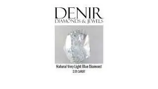 2.01 Carat - Natural Very Light Blue Diamond