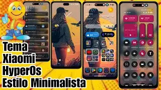 🔥 Lan&ccedil;amento! Tema Xiaomi Estilo Minimalista &Iacute;cones e Control Center @CiclopeTech