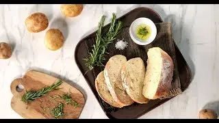 Panasonic Breadmaker Croustina Recipe: Potato Bread with Rosemary