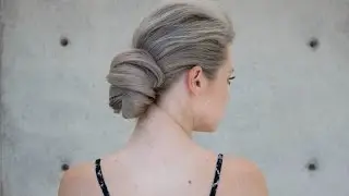 Texture Low Bun Inspired by NYFW