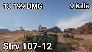 Strv 107-12 - 13 199 damage / 9 kill / 1 260 blocked / 725 assist